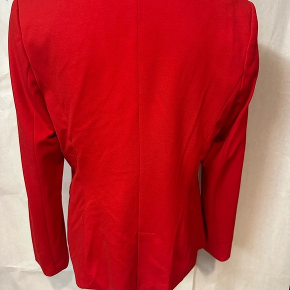 Tahari Bold Scarlet Blazer - Picture 6 of 12